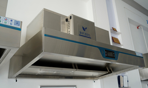 Campana Extractora Comercial para <span class=keywords><strong>Cocina</strong></span> con Descarga Directa al Aire Libre y 95% de Eliminación de Humo, para Hoteles, Restaurantes, Cantinas y Escuelas - Product Image 2