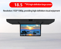 Monitor de Techo Panorámico IPS de 18.5 Pulgadas con Sistema Android, Pantalla Grande para Auto, Plegable Eléctricamente