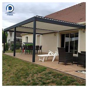 <span class=keywords><strong>Auvent</strong></span> pergola en aluminium de style moderne, sur mesure, de haute qualité Optima, pour l'entrée de villa en extérieur, portes d'entrée - Product Image 6