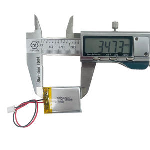 Fournisseur 3.7V Rechargeable 502530 502531 502533 502535 502540 37V 400mah 500mAh Lithium-Ion Batterie de poche pour appareils photo numériques - Product Image 2