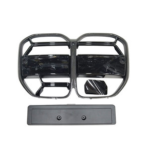 Griglia in fibra di carbonio stile CS per <span class=keywords><strong>BMW</strong></span> <span class=keywords><strong>4</strong></span> <span class=keywords><strong>serie</strong></span> G22 G23 coupé 2021 + senza ACC/ACC griglia paraurti anteriore - Product Image 2