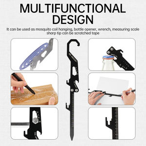 Outdoor Verão Anti-mosquito Ground Insert Multi-funcional Abridor de Garrafas Escala de Medição Aço Inoxidável Mosquito Coil Holder - Product Image 4