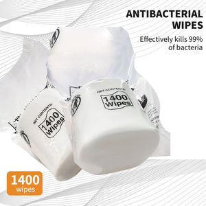 OEM Sanitizing Antibacteriano Tecido Molhado Ginásio Limpeza Toalhetes Orgânicos Toalhetes Molhados Recarga para Ginásio Uso Doméstico - Product Image 2