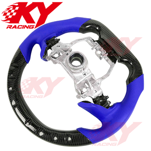 Volante Deportivo Personalizado de Fibra de Carbono Real, Perforado/Cuero de Ante, Estilo Racing para Lexus LC500 LC500h ES RX GS NX IS250 IS300 - Product Image 3