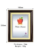 Cadre photo en plastique PS format A4 LEADER, 8x12 pouces, porte-documents/certificats de bureau, décoration intérieure, options de personnalisation CMYK