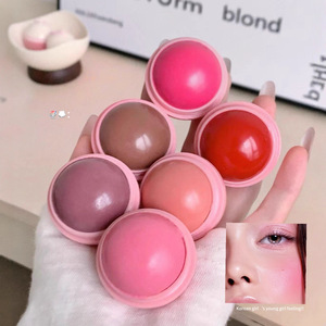 SHAQINUO Blush in Crema Traslucido Luminoso, Leggero, Illuminante, Idratante, Brillante, Levigante, Contorno Guance, Stick con Portachiavi - Product Image 2