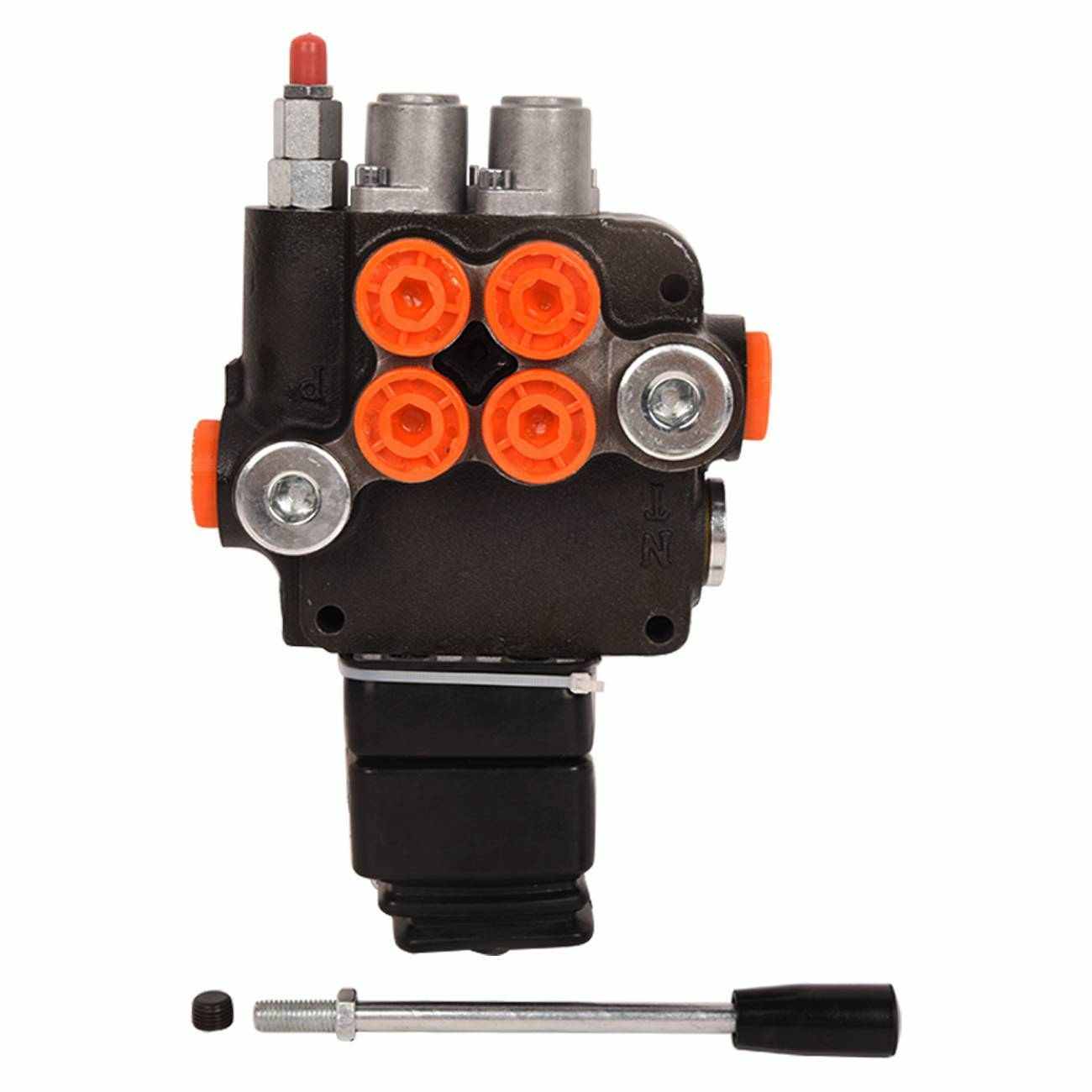 KOSTENLOSER VERSAND Für Traktor lader Hydraulisches Weg eventil mit Joystick 2 Spule 21 Neu