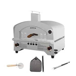 Garden Kitchen Gas Pizza maker Stainless Steel Pizza Oven