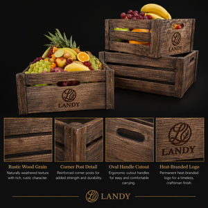 <span class=keywords><strong>Cajas</strong></span> <span class=keywords><strong>de</strong></span> <span class=keywords><strong>Madera</strong></span> Rústicas <span class=keywords><strong>para</strong></span> Vegetales, <span class=keywords><strong>Cajas</strong></span> <span class=keywords><strong>de</strong></span> Almacenamiento y Exhibición <span class=keywords><strong>de</strong></span> Productos con Rejillas, Venta al por Mayor <span class=keywords><strong>para</strong></span> Mercado Agrícola, Proveedor Minorista, OEM - Product Image 3