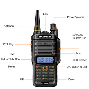Radio Bidireccional <span class=keywords><strong>Baofeng</strong></span> <span class=keywords><strong>UV9R</strong></span> <span class=keywords><strong>Plus</strong></span> Resistente al Agua, 128 Canales, UHF VHF, Largo Alcance, <span class=keywords><strong>Baofeng</strong></span> UV S9 <span class=keywords><strong>Plus</strong></span> - Product Image 4