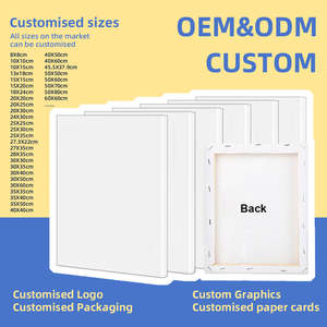 Lienzo de Pintura en Blanco, 100% Algodón, Libre de Ácido, con Marco, Tamaño Personalizado, Lienzo Estirado para Artistas, Venta al Por Mayor - Product Image 5