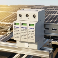 Parafoudre solaire CC TYCOTIU TYPV3-600, protection contre les surtensions de type T2, 40 kA, protection industrielle contre la foudre, 600 V, classe II
