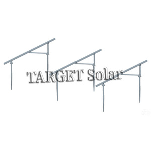 Système de montage solaire au sol, support en aluminium anodisé pour l'installation de panneaux solaires - Product Image 3