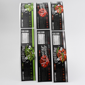 ฉลากขวดยาแบบกันน้ำตามสั่ง |   สติกเกอร์อาหารเสริมเพื่อสุขภาพ - Product Image 2