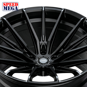 Jantes en alliage léger Speed Mega 20 à rayons multiples, 20 pouces, noir brillant, style sport de luxe, performance - Product Image 3