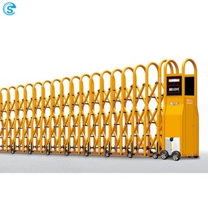 Cancello Scorrevole Elettrico Retrattile in Acciaio Inossidabile Antiruggine per Scuole, Parco Industriale, Ingresso Esterno - Product Image 1