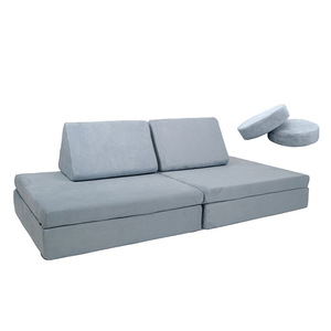 Ensemble de tapis de jeu pour canapé enfant, 8 pièces, gris, multi-modules, jouet éducatif en blocs de construction pour enfants de 2 à 4 ans - Product Image 2