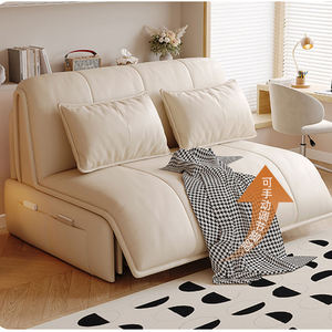 Lit intelligent de style moderne en gros - Lit double en tissu doux avec tiroir de rangement pour appartement, salon et chambre à coucher MQ1242 Tissu doux - Product Image 5