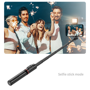 Mini trípode extendido para teléfono Selfie Stick inalámbrico con diseño oculto de belleza giratorio Luz de relleno giratoria - Product Image 4