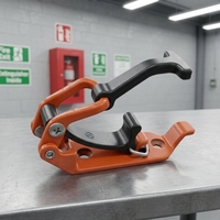 Support de fixation réglable en PVC robuste à dégagement rapide pour extincteur et porte-SCBA de protection incendie aéroportuaire