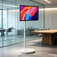 Écran tactile mobile intelligent avec fonction USB OTG, résolution Full HD, prise en charge du SDK, RDM basé sur le cloud, support sur pied pour affichage