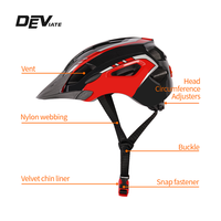 Casque de sécurité adulte unisexe pour vélo électrique et scooter Options de couleur brillante et mate Casque d'équitation avec feu arrière à motif de visage