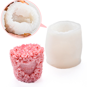 Moldes de silicona de fábrica SILKOLOVE, utilizados para hacer rosas dulces para el Día de San Valentín, velas aromáticas DIY y decoraciones navideñas para el hogar. - Product Image 4
