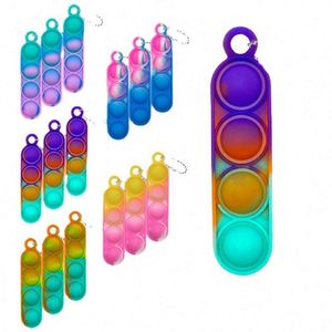 Mini Juguetes Antiestrés para Llavero, Abalorios para Mochila con Burbujas - Product Image 6