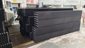 Relleno de PVC corrugado de onda cruzada de 300/610 mm de ancho, Relleno de PVC de onda oblicua de contracorriente para torres de enfriamiento - Product Image 5