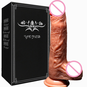 Aiersha Thuring Dildo Seksspeeltjes Verwarming Vibrerende G-Spot Stimulatie Realistische Vibrator Dildo 'S - Product Image 2