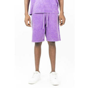 Pantaloncini <span class=keywords><strong>da</strong></span> uomo in cotone con lavaggio acido, - Product Image 3