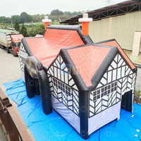 Bar de fête d'événement en plein air Tente de pub gonflable publicitaire Tente de maison gonflable Tente de boîte de nuit de cube de fête