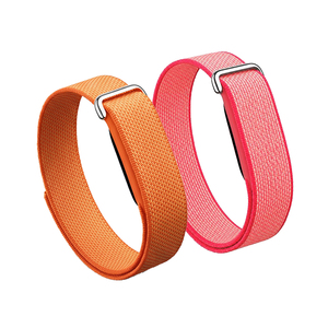 Correa de <span class=keywords><strong>reloj</strong></span> de nailon ajustable de diseño para Google <span class=keywords><strong>Fitbit</strong></span> Air Bands, correa de repuesto deportiva con cierre de gancho y bucle para <span class=keywords><strong>reloj</strong></span> inteligente. - Product Image 1