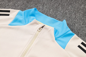 Chaqueta Deportiva con Cremallera Completa y Manga Corta, Estampada, para Otoño/Invierno, Estilo Retro, Clubes Europeos 26/27 Argentina, Ropa de Fútbol para Competición - Product Image 3