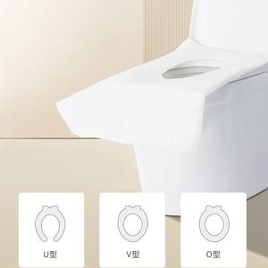 Cubierta desechable para asiento de inodoro 40x60cm de tela no tejida con cobertura total para mujeres embarazadas y uso en viajes - Product Image 2