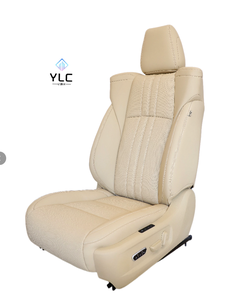 Sièges baquet en cuir tout-terrain <span class=keywords><strong>pour</strong></span> Toyota Land Cruiser Series, coussin de siège en <span class=keywords><strong>mousse</strong></span> à mémoire intelligente, cabine VIP ALPHARD VELLFIRE - Product Image 6