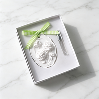 Coffret Cadeau Luxe Diffuseur d'Huiles Essentielles Parfumées pour la Maison Pierre Aromatique en Céramique Suspendue Désodorisant pour Armoire et Voiture