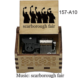 Boîte à musique Scarborough Fair, chanson de film, mouvement mécanique, jouet en bois pour enfants, cadeau d'anniversaire - Product Image 6