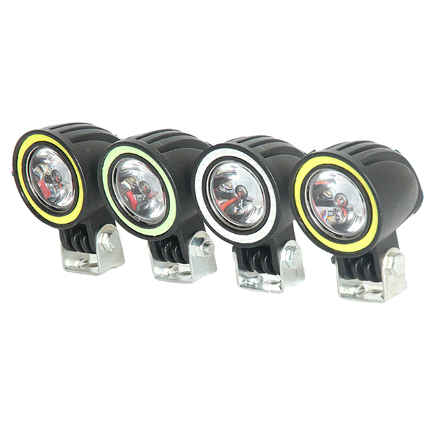 High Brightness 10w Led Work Light 4X4 Off-road Led Fog Light for Motorcycle Spotlights Mini Lamp Moto Auxiliary Lights