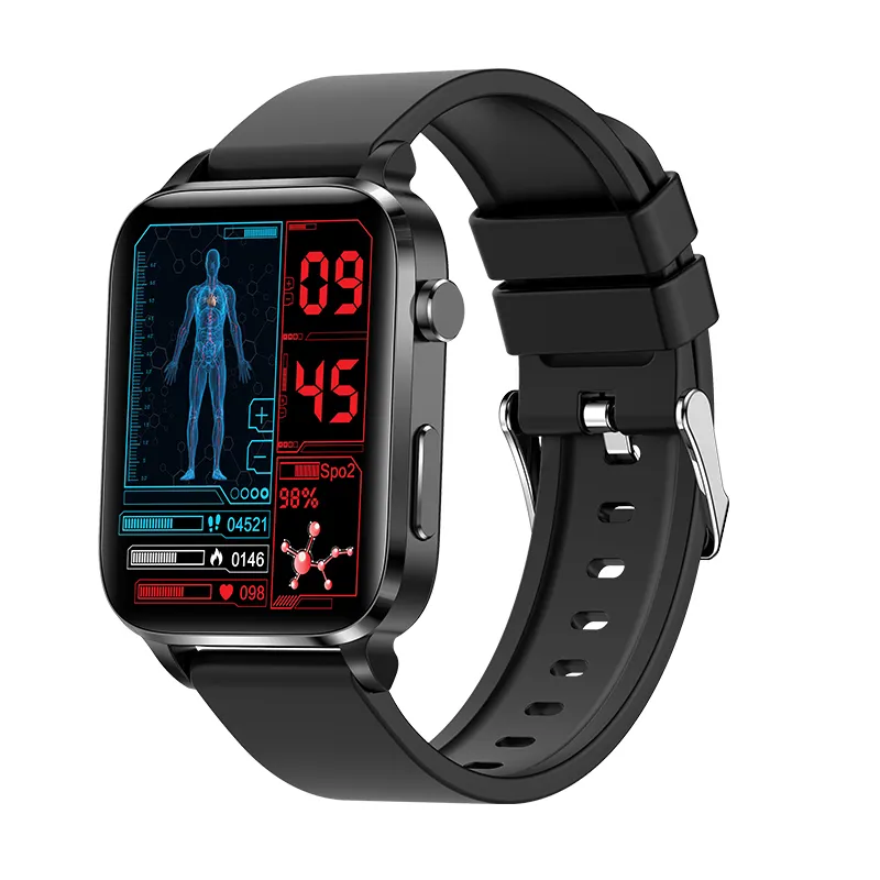 F100 1.7 inch body temperature heart rate blood pressure&oxygen SPO2 waterproof IP68 smart watch