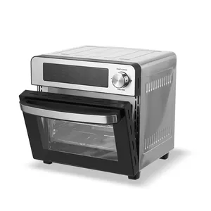 طباخ كهربائي متعدد الوظائف مقلاة هوائية عميقة 10 في 1 Horno OEM صلب مقاوم للصدأ ودرجة تحيط بالرياح الساخنة