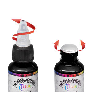 Set de Tinta para Tatuajes Titan Negro Grisáceo 0.5oz para Delineado y Sombreado Profesional, Pintura Corporal K Beauty, OEM ODM al por Mayor - Product Image 6