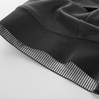 Shorts de vélo personnalisés noirs Darevie Factory pour hommes, sous-vêtements de cyclisme avec 2 poches latérales