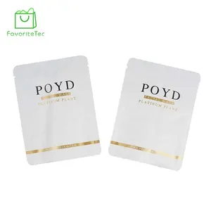 Digital Printing Custom Recycle Printed Facial Mask Bag Aluminum Foil 3 Side Seal Packaging Bags For Eye Mask Flat Pouch Bags