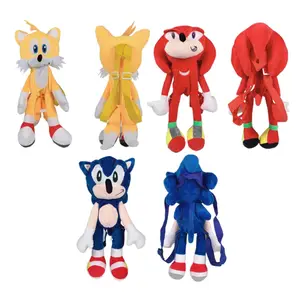 Toptan sıcak satış Sonic sıçan peluş sırt çantası çocuk açık karikatür Sonic sırt çantası nokta