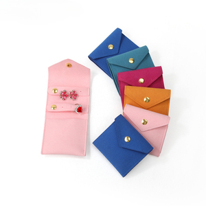 Bolsa de Joyería Portátil de Microfibra con Logotipo Personalizado, Mini Bolsa de Almacenamiento para Aretes y Collares de Viaje - Product Image 2