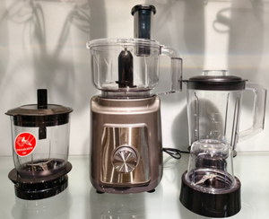 Mixeur de table multifonctionnel 3-en-1 pour la maison, 1,5 L, avec bouton-poussoir, boîtier en cuivre pur et acier inoxydable, machine à jus électrique - Product Image 6