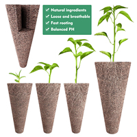 66 PCS Kit de système de culture hydroponique Kit de gousses de graines comprenant des éponges de croissance paniers de plantes dômes étiquettes pour Aerogarden