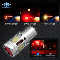 NICEBONJUR Nouvelle Ampoule LED T20 Super Lumineuse Canbus 2500Lm 25W Sans Erreur BA15S 1156 pour Clignotant de Voiture 12V 50 000 Heures Universelle