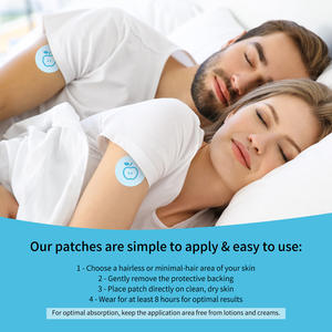 Cerotti per Sonno Profondo - 5 Volte Più Efficaci con Radice di Valeriana e Magnesio - Aiuto Naturale per il Sonno per Adulti, Vegano e Cruelty Free (30 Cerotti) - Product Image 3